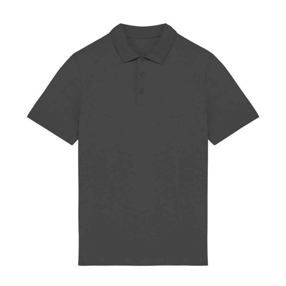 Native Spirit Mens Jersey Polo Shirt / Iron Grey